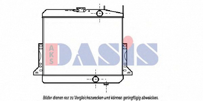 AKS DASIS 130390t -  Радиатор, охлаждение двигателя